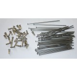 KOLO 16´´ BUBEN - VÝPLET - VÝPLET M3,5x121 (36KS DRÁTY NEREZ + 36KS MATICE NIKL) - (KÝVAČKOVÝ MALÝ BUBEN)